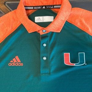 The U - University of Miami - Adidas Men’s Polo M